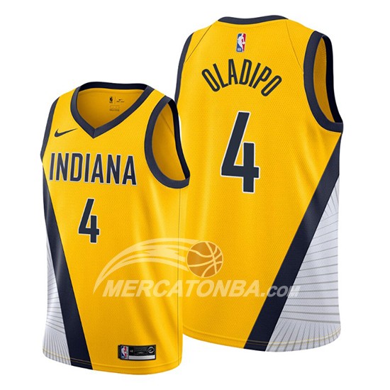 Maglia Indiana Pacers Victor Oladipo Statement Edition Giallo
